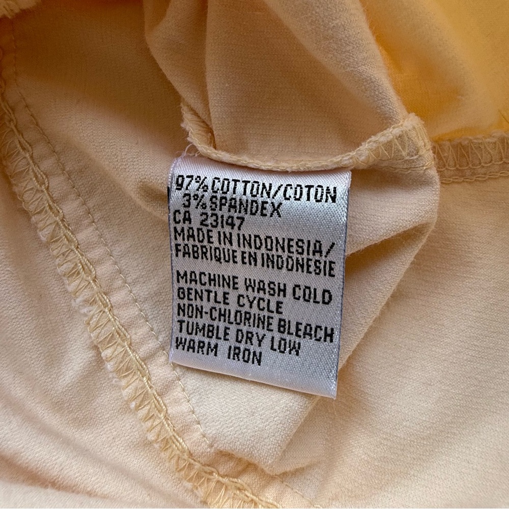 Talbots Cream Stretch Shirt - Picture 3 of 5